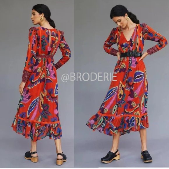 Anthropologie Dresses & Skirts - Anthropologie Tropical Maxi Dress NEW WITH TAG